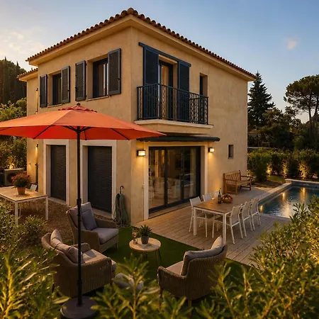 Villagassin 380 Luxury With Private Pool Near - Airco-parking فيلة سان تروبيه