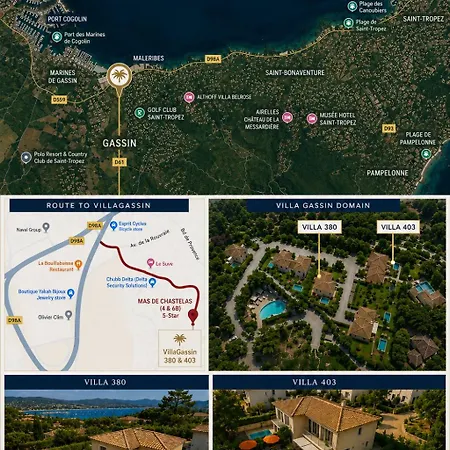Villagassin 380 Luxury With Private Pool Near - Airco-parking فيلة سان تروبيه
